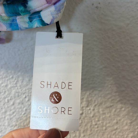 Shade & Shore floral ruffle strap bikini top size XS - Picture 4 of 7